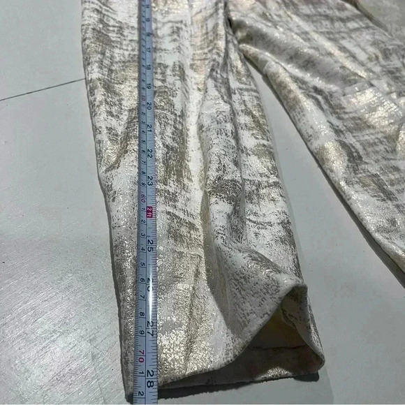 2XL slim fit one button front velvet blazer white gold notched lapel men busines - Picture 15 of 15